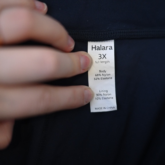 Halara Navy Blue High-Waisted Leggings – UltraSculpt Compression Size 3X - EUC - Picture 7 of 8